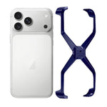 フレームレスX字型メタルスマホケース、iPhone 17 Pro Max用、iPhone 17 Pro用