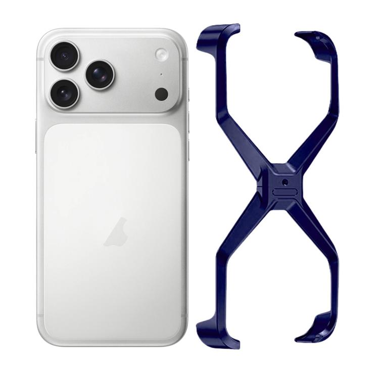 フレームレスX字型メタルスマホケース、iPhone 17 Pro Max用、iPhone 17 Pro用