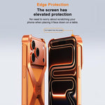 フレームレスX字型メタルスマホケース、iPhone 17 Pro Max用、iPhone 17 Pro用