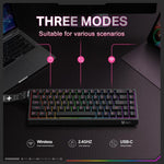 ONIKUMA MT603 68キー RGB トリモード マグネティックスイッチ ゲーミングキーボード, MT603