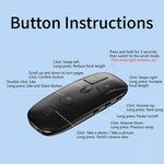 KR-06 Multifunctional Rolling Wheel Phone Bluetooth Remote Control