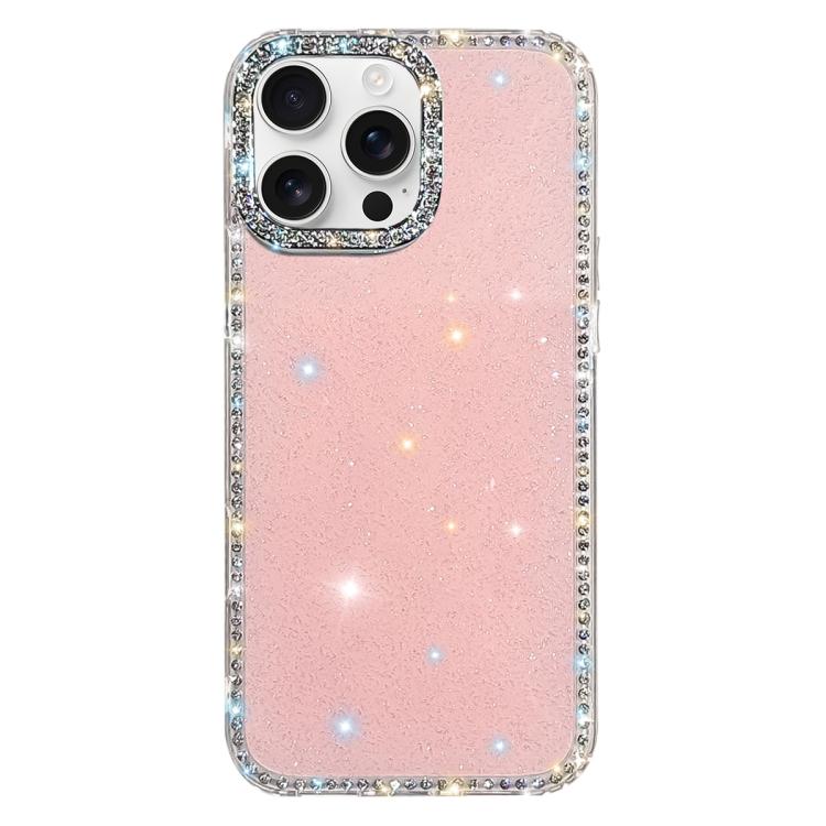 ラインストーン両面IMD PCハイブリッドTPUスマホケース、iPhone 17 Pro Max用、iPhone 17 Pro用、iPhone 17用、iPhone Air用、iPhone 16 Pro Max用、iPhone 16 Pro用、iPhone 16 Plus用、iPhone 16用