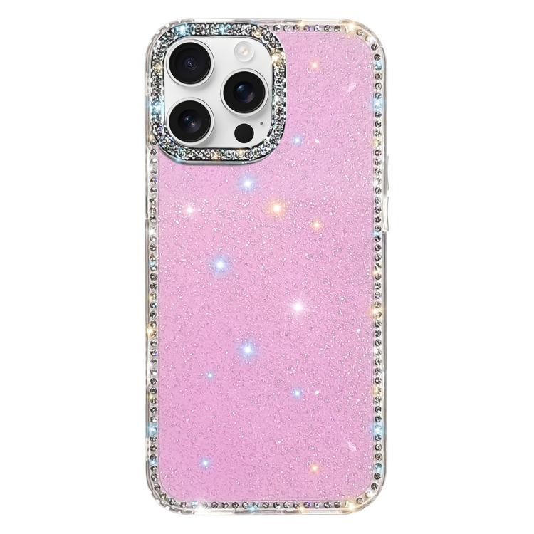 ラインストーン両面IMD PCハイブリッドTPUスマホケース、iPhone 17 Pro Max用、iPhone 17 Pro用、iPhone 17用、iPhone Air用、iPhone 16 Pro Max用、iPhone 16 Pro用、iPhone 16 Plus用、iPhone 16用