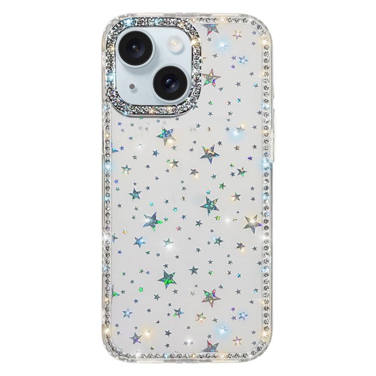 ラインストーン両面IMD PCハイブリッドTPUスマホケース、iPhone 15 Pro Max用、iPhone 15 Pro用、iPhone 15用、iPhone 14用、iPhone 14 Pro用、iPhone 14 Pro Max用、iPhone 13 Pro Max用、iPhone 13 Pro用