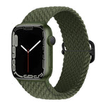 xDfind スライディングバックル ナイロン編み時計バンド、Apple Watch 42 / 44 / 45 / 46 / 49mm用、Apple Watch 38 / 40 / 41 / S11 42mm用