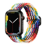 xDfind スライディングバックル ナイロン編み時計バンド、Apple Watch 42 / 44 / 45 / 46 / 49mm用、Apple Watch 38 / 40 / 41 / S11 42mm用