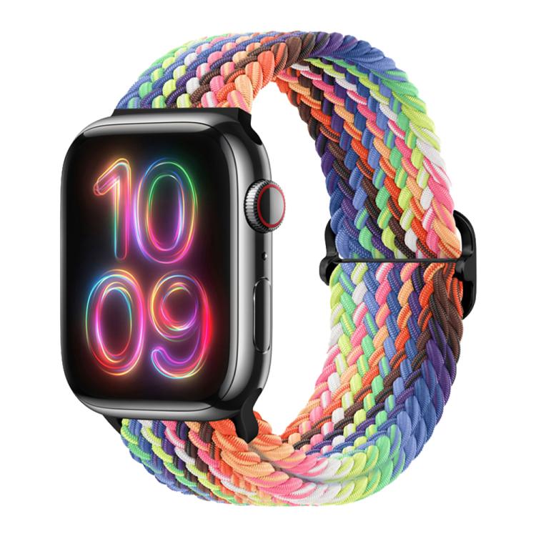 xDfind スライディングバックル ナイロン編み時計バンド、Apple Watch 42 / 44 / 45 / 46 / 49mm用、Apple Watch 38 / 40 / 41 / S11 42mm用