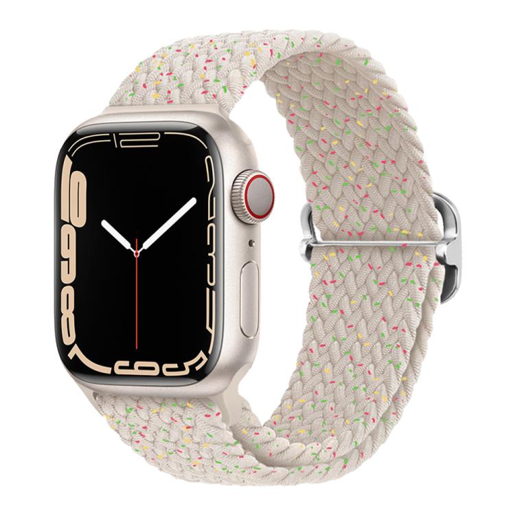 xDfind スライディングバックル ナイロン編み時計バンド、Apple Watch 42 / 44 / 45 / 46 / 49mm用、Apple Watch 38 / 40 / 41 / S11 42mm用