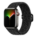 xDfind スライディングバックル ナイロン編み時計バンド、Apple Watch 42 / 44 / 45 / 46 / 49mm用、Apple Watch 38 / 40 / 41 / S11 42mm用