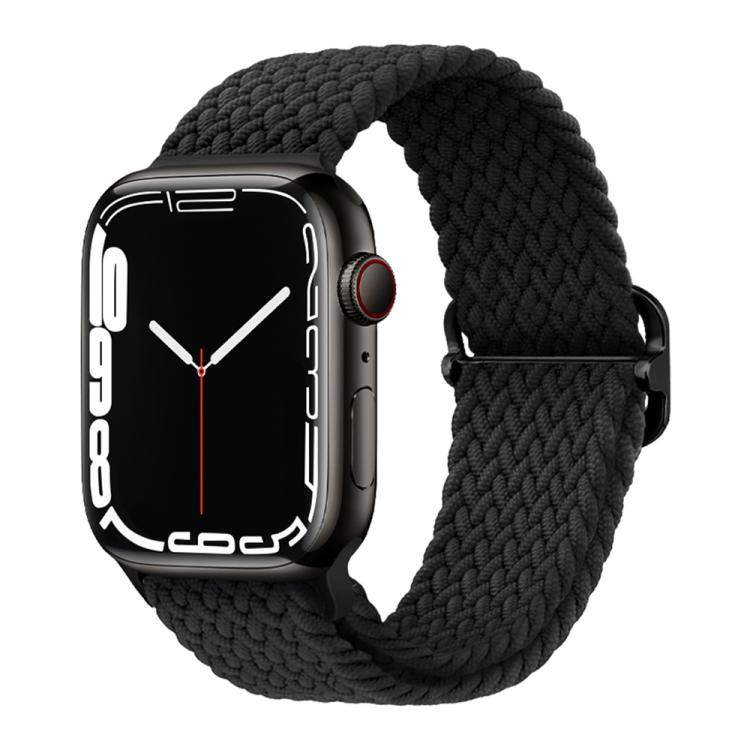 xDfind スライディングバックル ナイロン編み時計バンド、Apple Watch 42 / 44 / 45 / 46 / 49mm用、Apple Watch 38 / 40 / 41 / S11 42mm用