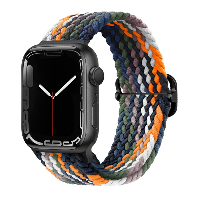 xDfind スライディングバックル ナイロン編み時計バンド、Apple Watch 42 / 44 / 45 / 46 / 49mm用、Apple Watch 38 / 40 / 41 / S11 42mm用