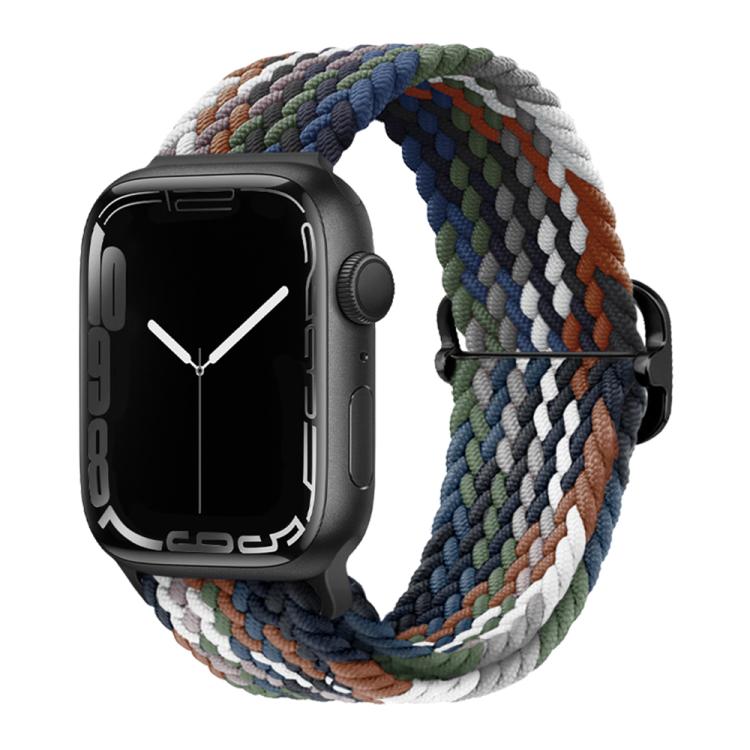 xDfind スライディングバックル ナイロン編み時計バンド、Apple Watch 42 / 44 / 45 / 46 / 49mm用、Apple Watch 38 / 40 / 41 / S11 42mm用