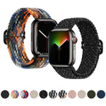 xDfind スライディングバックル ナイロン編み時計バンド、Apple Watch 42 / 44 / 45 / 46 / 49mm用、Apple Watch 38 / 40 / 41 / S11 42mm用