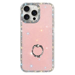 ラインストーンリングホルダー両面IMD PCハイブリッドTPUスマホケース、iPhone 15 Pro Max用、iPhone 15 Pro用、iPhone 15用、iPhone 14用、iPhone 14 Pro用、iPhone 14 Pro Max用、iPhone 13 Pro Max用、iPhone 13 Pro用