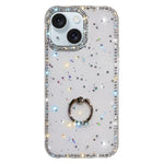 ラインストーンリングホルダー両面IMD PCハイブリッドTPUスマホケース、iPhone 15 Pro Max用、iPhone 15 Pro用、iPhone 15用、iPhone 14用、iPhone 14 Pro用、iPhone 14 Pro Max用、iPhone 13 Pro Max用、iPhone 13 Pro用