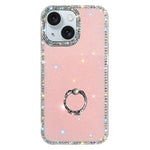 ラインストーンリングホルダー両面IMD PCハイブリッドTPUスマホケース、iPhone 15 Pro Max用、iPhone 15 Pro用、iPhone 15用、iPhone 14用、iPhone 14 Pro用、iPhone 14 Pro Max用、iPhone 13 Pro Max用、iPhone 13 Pro用