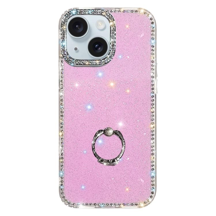 ラインストーンリングホルダー両面IMD PCハイブリッドTPUスマホケース、iPhone 15 Pro Max用、iPhone 15 Pro用、iPhone 15用、iPhone 14用、iPhone 14 Pro用、iPhone 14 Pro Max用、iPhone 13 Pro Max用、iPhone 13 Pro用
