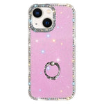 ラインストーンリングホルダー両面IMD PCハイブリッドTPUスマホケース、iPhone 15 Pro Max用、iPhone 15 Pro用、iPhone 15用、iPhone 14用、iPhone 14 Pro用、iPhone 14 Pro Max用、iPhone 13 Pro Max用、iPhone 13 Pro用