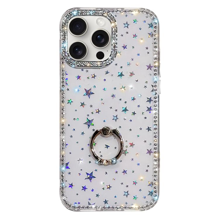 ラインストーンリングホルダー両面IMD PCハイブリッドTPUスマホケース、iPhone 15 Pro Max用、iPhone 15 Pro用、iPhone 15用、iPhone 14用、iPhone 14 Pro用、iPhone 14 Pro Max用、iPhone 13 Pro Max用、iPhone 13 Pro用