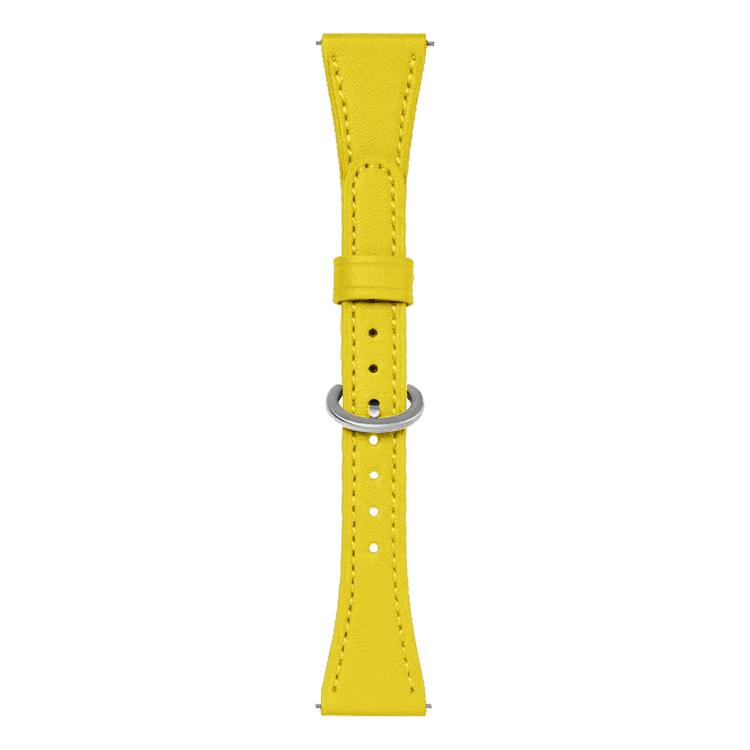 xDfind Flat-head Horseshoe Buckle Vegan Leather Watch Band, 18mm, 20mm