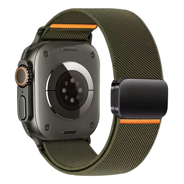 xDfind 弾性ナイロン マグネットバックル時計バンド、Apple Watch 38 / 40 / 41 / S11 42mm用