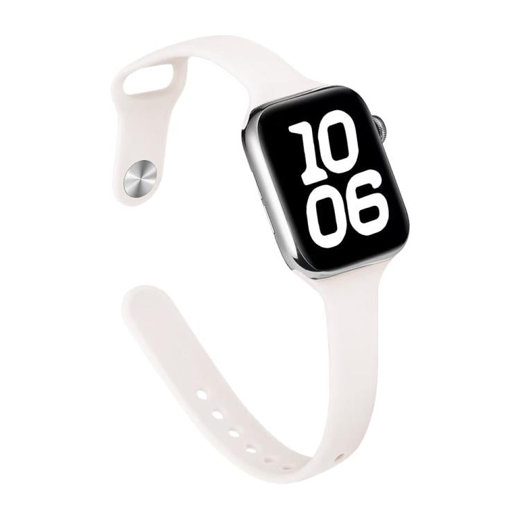 xDfind 小さいウエストリバースバックル シリコンウォッチバンド、Apple Watch 38 / 40 / 41 / S11 42mm用