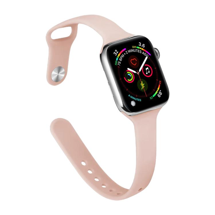 xDfind 小さいウエストリバースバックル シリコンウォッチバンド、Apple Watch 38 / 40 / 41 / S11 42mm用