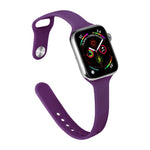 xDfind 小さいウエストリバースバックル シリコンウォッチバンド、Apple Watch 38 / 40 / 41 / S11 42mm用