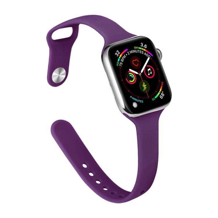 xDfind 小さいウエストリバースバックル シリコンウォッチバンド、Apple Watch 38 / 40 / 41 / S11 42mm用