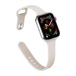 xDfind 小さいウエストリバースバックル シリコンウォッチバンド、Apple Watch 38 / 40 / 41 / S11 42mm用