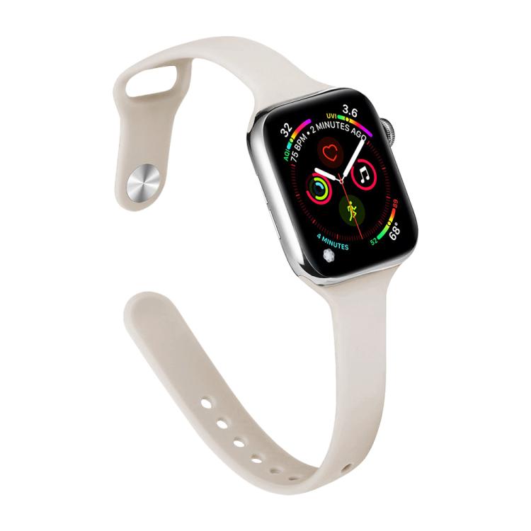 xDfind 小さいウエストリバースバックル シリコンウォッチバンド、Apple Watch 38 / 40 / 41 / S11 42mm用