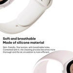xDfind 小さいウエストリバースバックル シリコンウォッチバンド、Apple Watch 38 / 40 / 41 / S11 42mm用