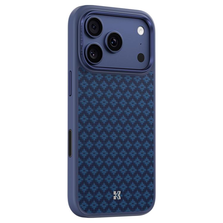 Benks Y3 ケブラー ダイヤモンドパターン衝撃吸収マグネットスマホケース、iPhone 17 Pro Max用、iPhone 17 Pro用