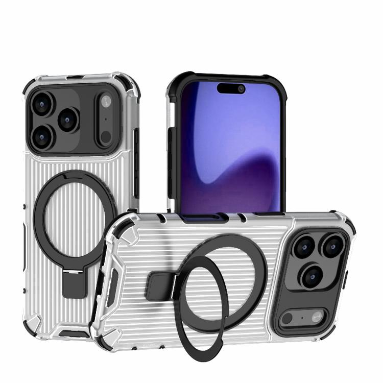 Grating Holder Shockproof Phone Case, For iPhone 17 Pro Max, For iPhone 17 Pro, For iPhone 17, For iPhone Air
