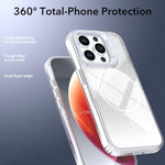 Glitter Gradient Magnetic Lens Frame Holder Phone Case, For iPhone 13 Pro