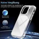 Glitter Gradient Magnetic Lens Frame Holder Phone Case, For iPhone 13 Pro