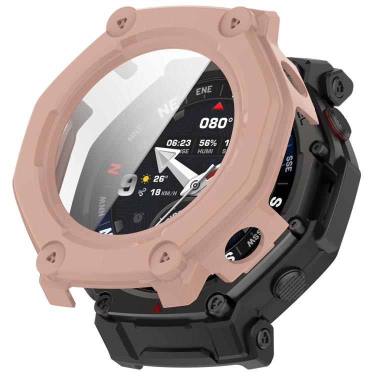 xDfind Tempered Film Integrated PC Watch Protective Cover, For Amazfit T-Rex 3 Pro 44mm, For Amazfit T-Rex 3 Pro 48mm