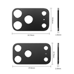 XDcase メタルフラット＆ホロー カメラレンズプロテクター、iPhone 17 Pro Max 用、iPhone 17 Pro 用