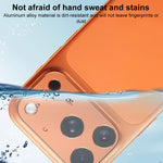 XDcase メタルフラット＆ホロー カメラレンズプロテクター、iPhone 17 Pro Max 用、iPhone 17 Pro 用