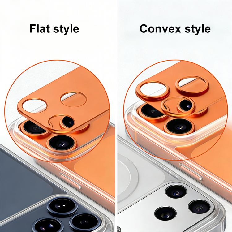 XDcase メタルフラット＆ホロー カメラレンズプロテクター、iPhone 17 Pro Max 用、iPhone 17 Pro 用