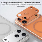 XDcase メタルフラット＆ホロー カメラレンズプロテクター、iPhone 17 用