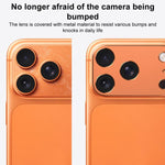 XDcase メタルフラット＆ホロー カメラレンズプロテクター、iPhone 17 用