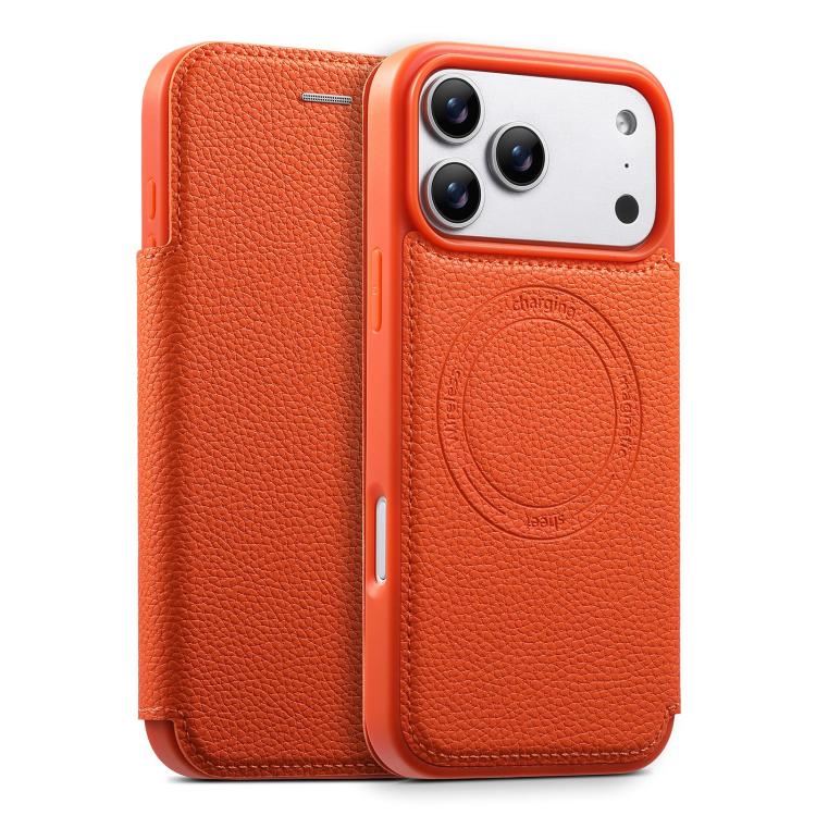 ESEBLE 超薄型カードスロット付き磁気ヴィーガンレザースマホケース、iPhone 17 Pro Max用、iPhone 17 Pro用、iPhone 17用、iPhone Air用