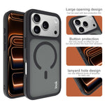 imak UX-9Cシリーズ 磁気衝撃吸収PC＋TPUスマホケース、iPhone 17 Pro Max用、iPhone 17 Pro用
