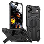 Hidden Metal Holder Magnetic Shockproof Phone Case, For iPhone 17 Pro Max, For iPhone 17 Pro, For iPhone 17, For iPhone Air, For iPhone 16 Pro Max, For iPhone 16 Pro, For iPhone 16 Plus, For iPhone 16