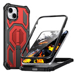 隠し金属ホルダーマグネティック衝撃吸収スマホケース、iPhone 15 Pro Max用、iPhone 15 Pro用、iPhone 15 Plus / 14 Plus用、iPhone 15用、iPhone 14 / 13用、iPhone 14 Pro用、iPhone 14 Pro Max用、iPhone 13 Pro Max用