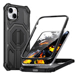 隠し金属ホルダーマグネティック衝撃吸収スマホケース、iPhone 15 Pro Max用、iPhone 15 Pro用、iPhone 15 Plus / 14 Plus用、iPhone 15用、iPhone 14 / 13用、iPhone 14 Pro用、iPhone 14 Pro Max用、iPhone 13 Pro Max用