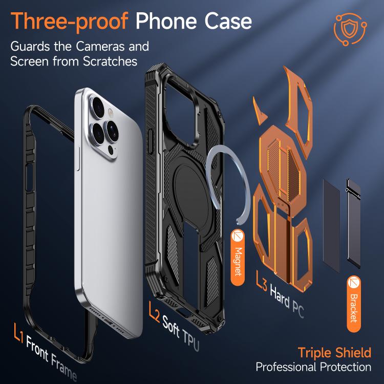 隠し金属ホルダーマグネティック衝撃吸収スマホケース、iPhone 15 Pro Max用、iPhone 15 Pro用、iPhone 15 Plus / 14 Plus用、iPhone 15用、iPhone 14 / 13用、iPhone 14 Pro用、iPhone 14 Pro Max用、iPhone 13 Pro Max用