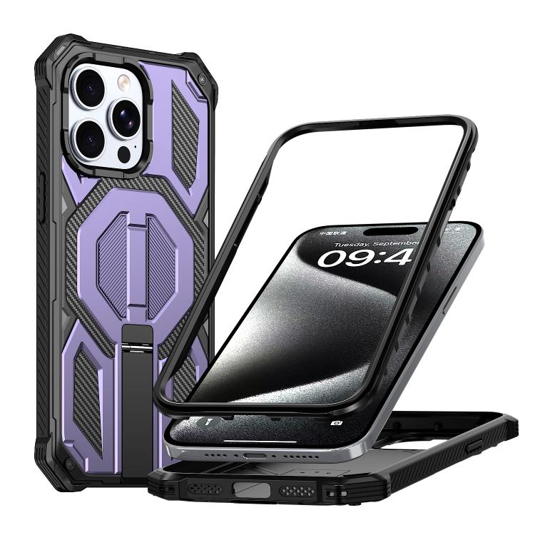隠し金属ホルダーマグネティック衝撃吸収スマホケース、iPhone 15 Pro Max用、iPhone 15 Pro用、iPhone 15 Plus / 14 Plus用、iPhone 15用、iPhone 14 / 13用、iPhone 14 Pro用、iPhone 14 Pro Max用、iPhone 13 Pro Max用