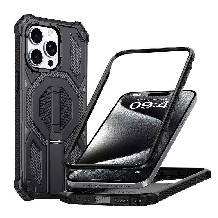 隠し金属ホルダーマグネティック衝撃吸収スマホケース、iPhone 15 Pro Max用、iPhone 15 Pro用、iPhone 15 Plus / 14 Plus用、iPhone 15用、iPhone 14 / 13用、iPhone 14 Pro用、iPhone 14 Pro Max用、iPhone 13 Pro Max用